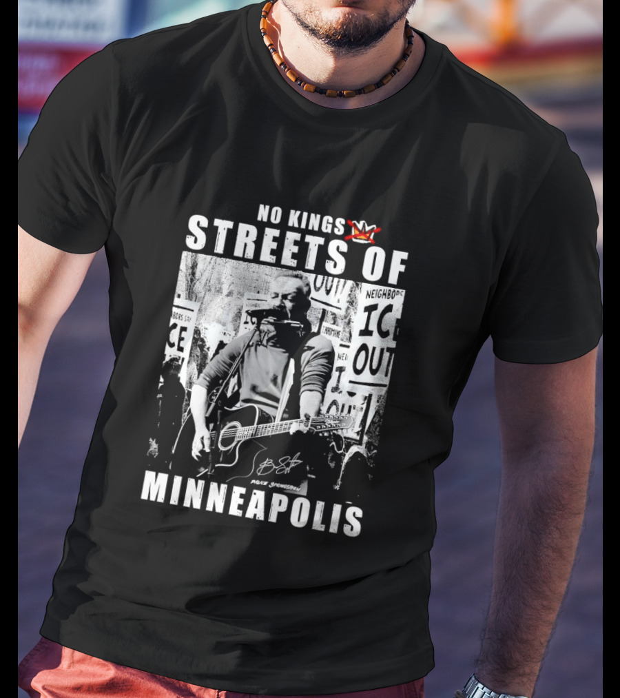 No Kings Streets Of Minneapolis Pruce Springsteen T-Shirt
