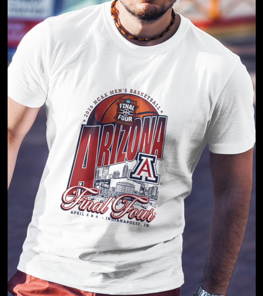 2026 NCAA Men's Basketball Arizona Wildcats Final Four Indianapolis T-Shirt