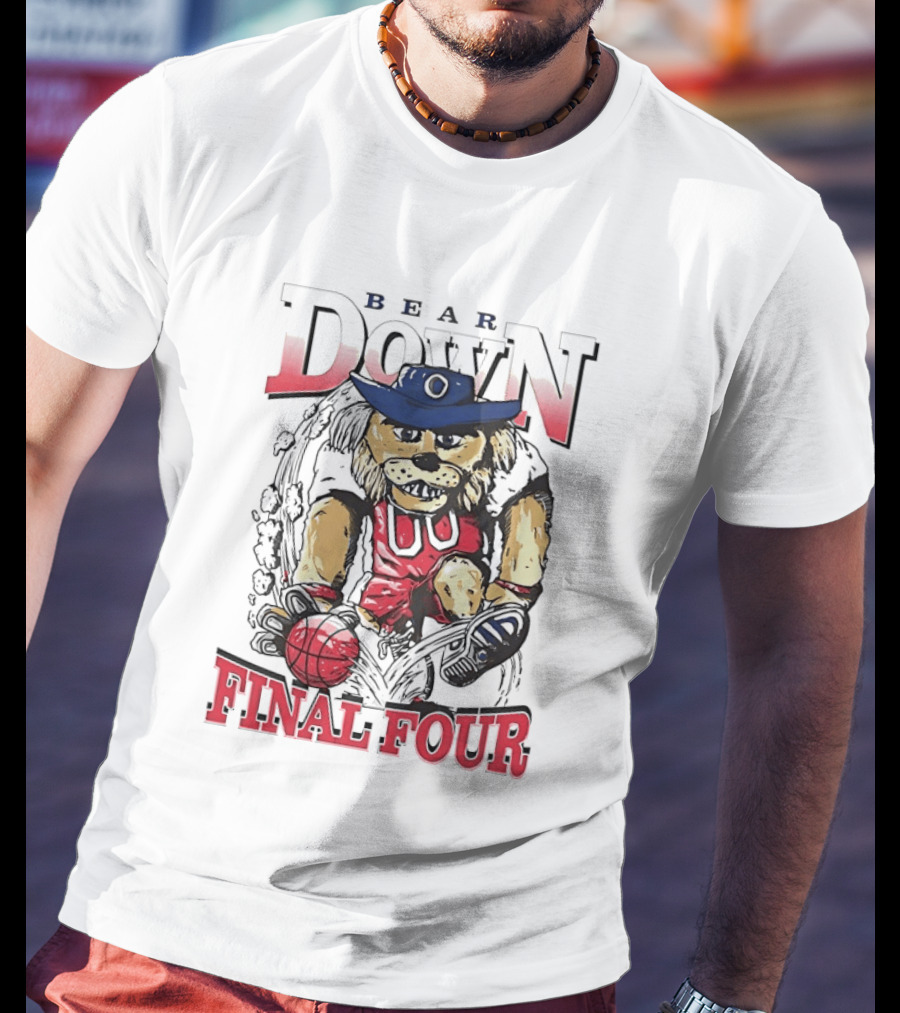 Bear Down Arizona Wildcats Final Four Basketball Team Spirit T-Shirt