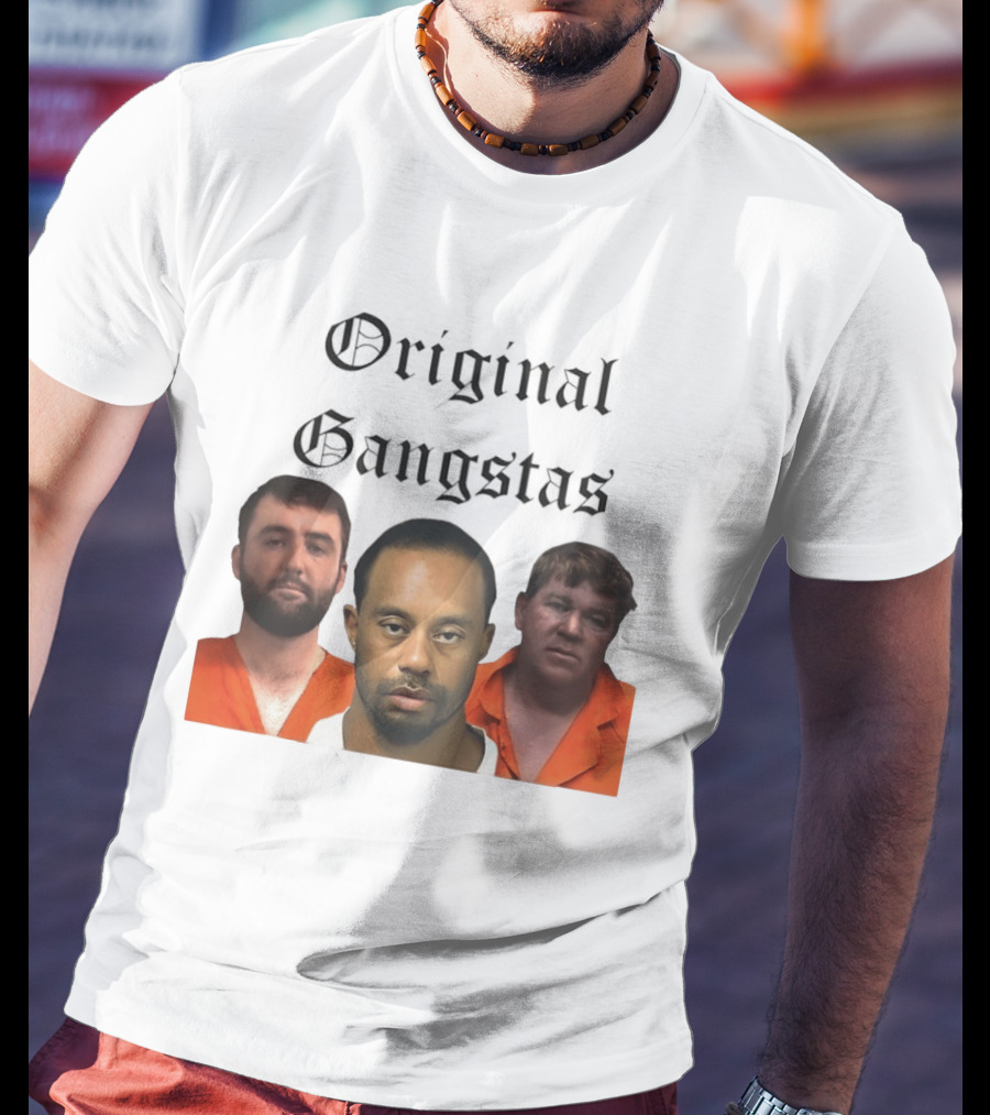 Original Gangsters Shot Scottie Scheffler Tiger Woods John Daly T-Shirt