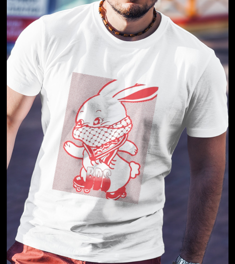 Skater Bunny BDS Vintage Roller Skates T-Shirt