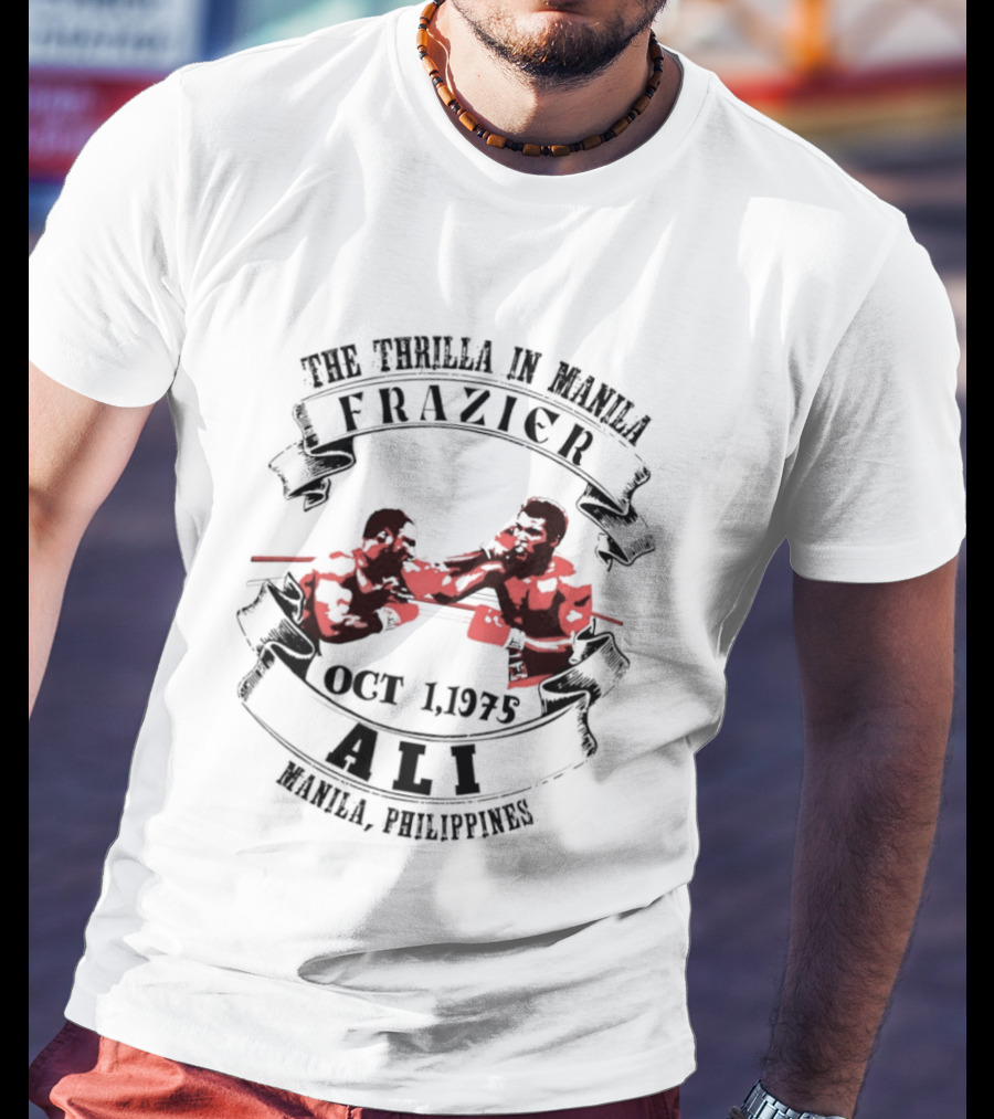 The Thrilla In Manila Frazier Vs Ali Oct 1975 Manila Philippines T-Shirt