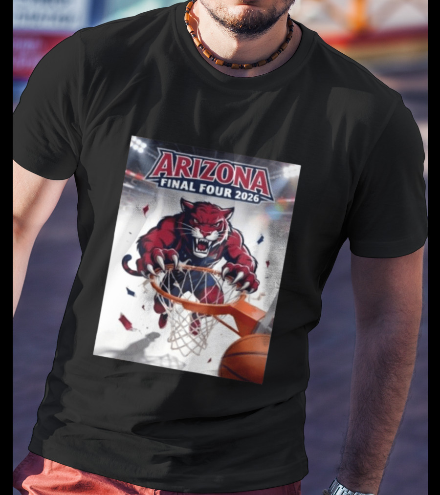 Arizona Wildcats Final Four 2026 Basketball Game Day Wildcat T-Shirt