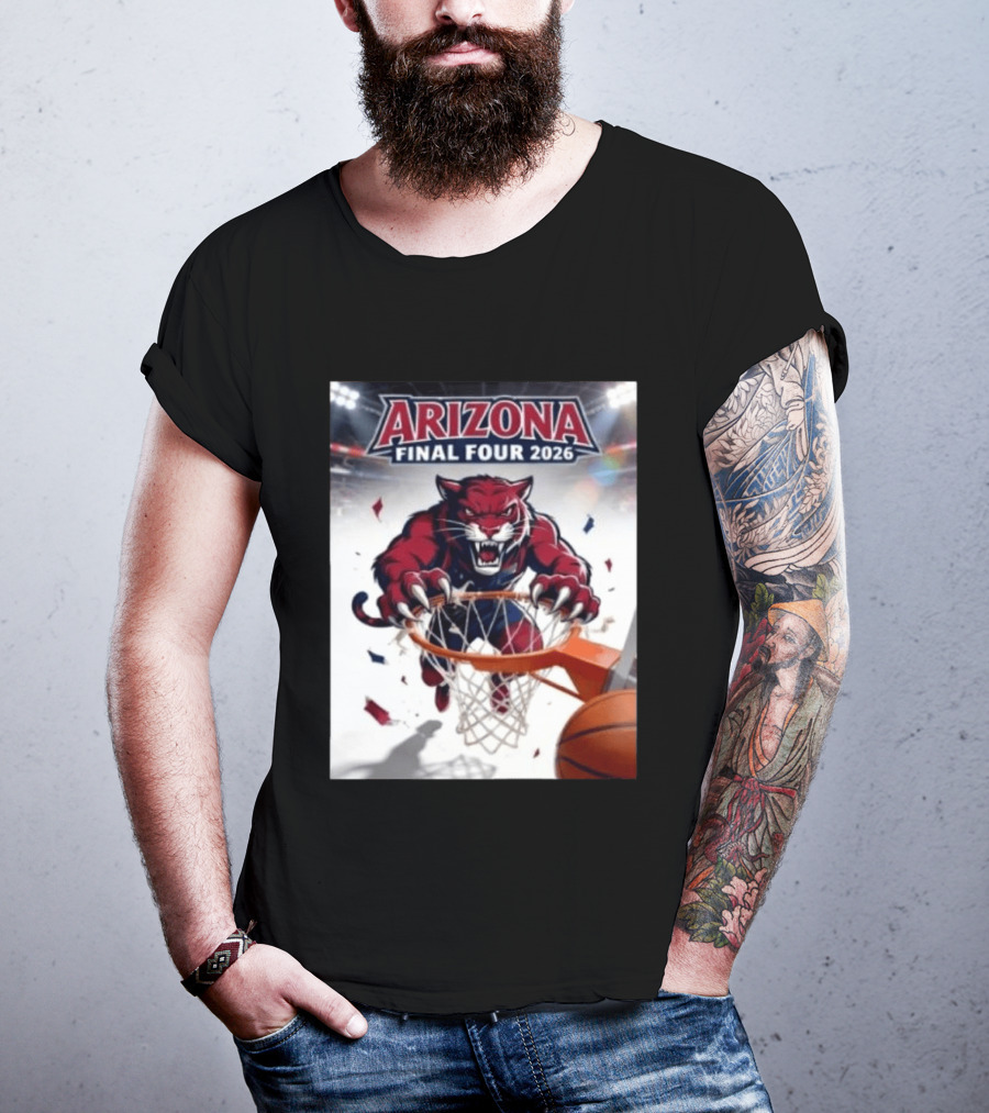 Arizona Wildcats Final Four 2026 Basketball Game Day Wildcat T-Shirt