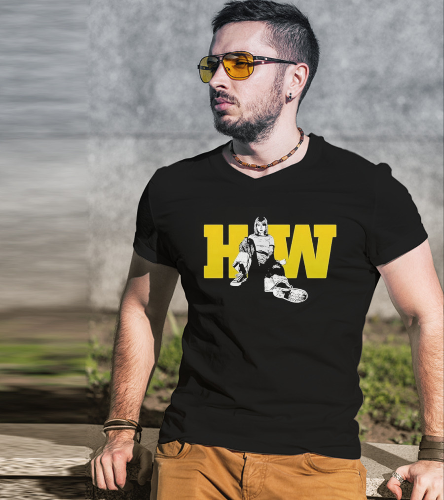 Hayley Williams HW Yellow Bold Letters T-Shirt