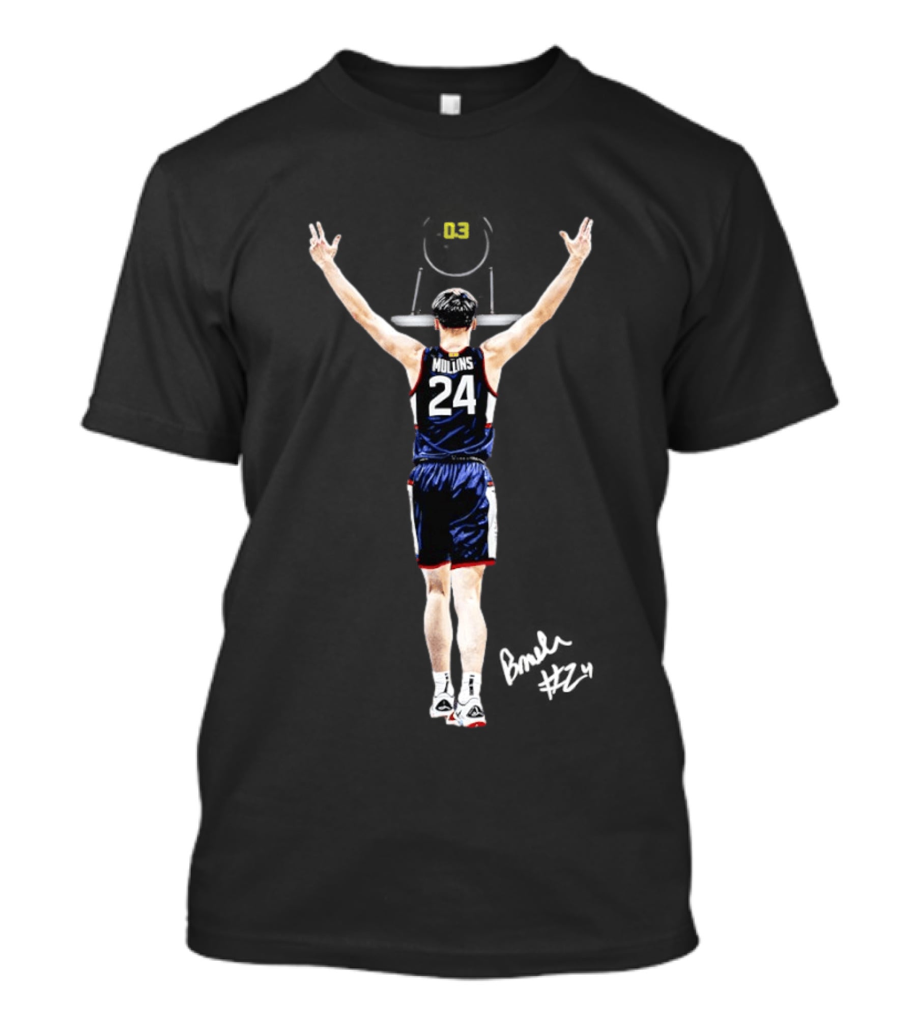 Braylon Mullins UConn Huskies Basketball NCAA Final Four Champion T-Shirt