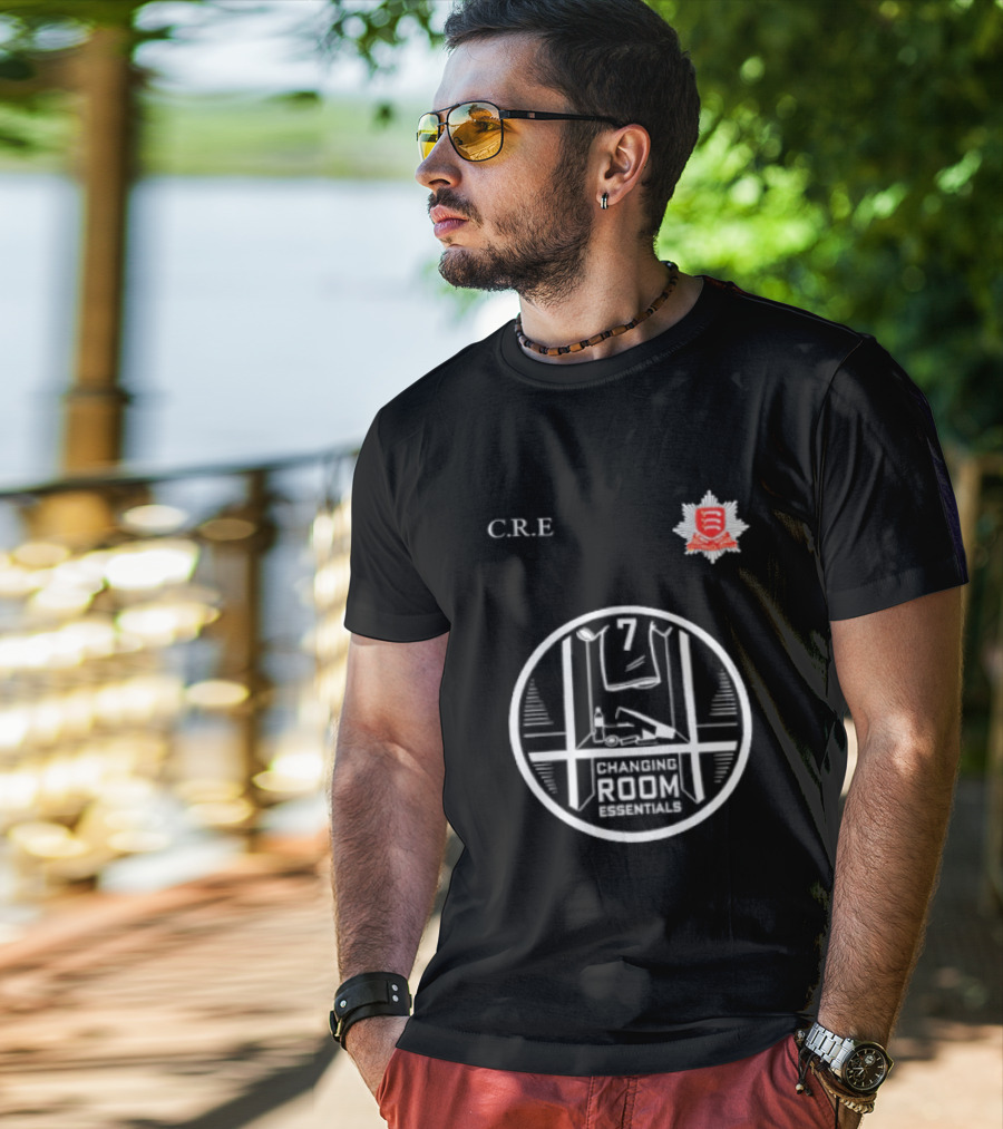 C.R.E Changing Room Essentials 7 Sports Locker Jersey T-Shirt