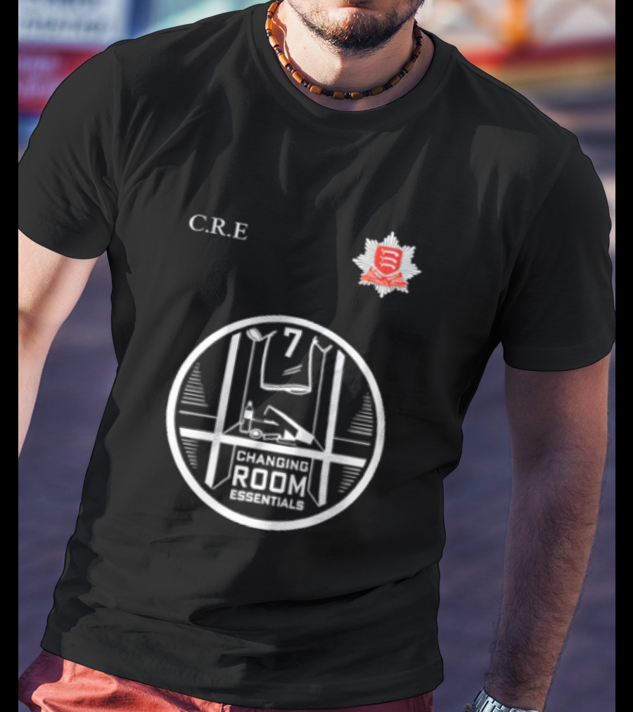 C.R.E Changing Room Essentials 7 Sports Locker Jersey T-Shirt