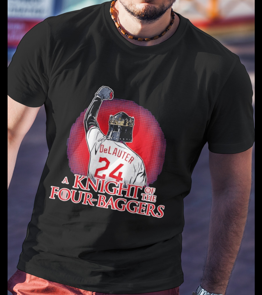 Chase DeLauter 24 A Knight Of The Four Baggers T-Shirt