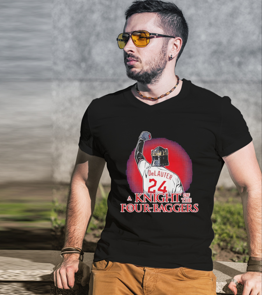 Chase DeLauter 24 A Knight Of The Four Baggers T-Shirt