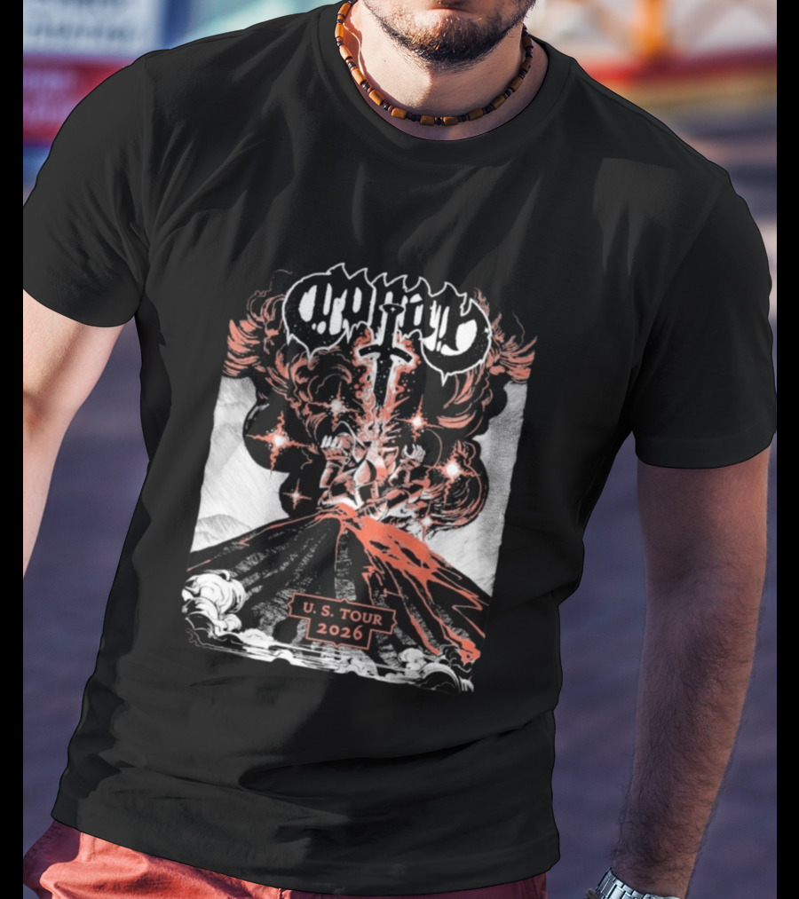 Conan Band U.S. Tour 2026 Explosive Lava T-Shirt