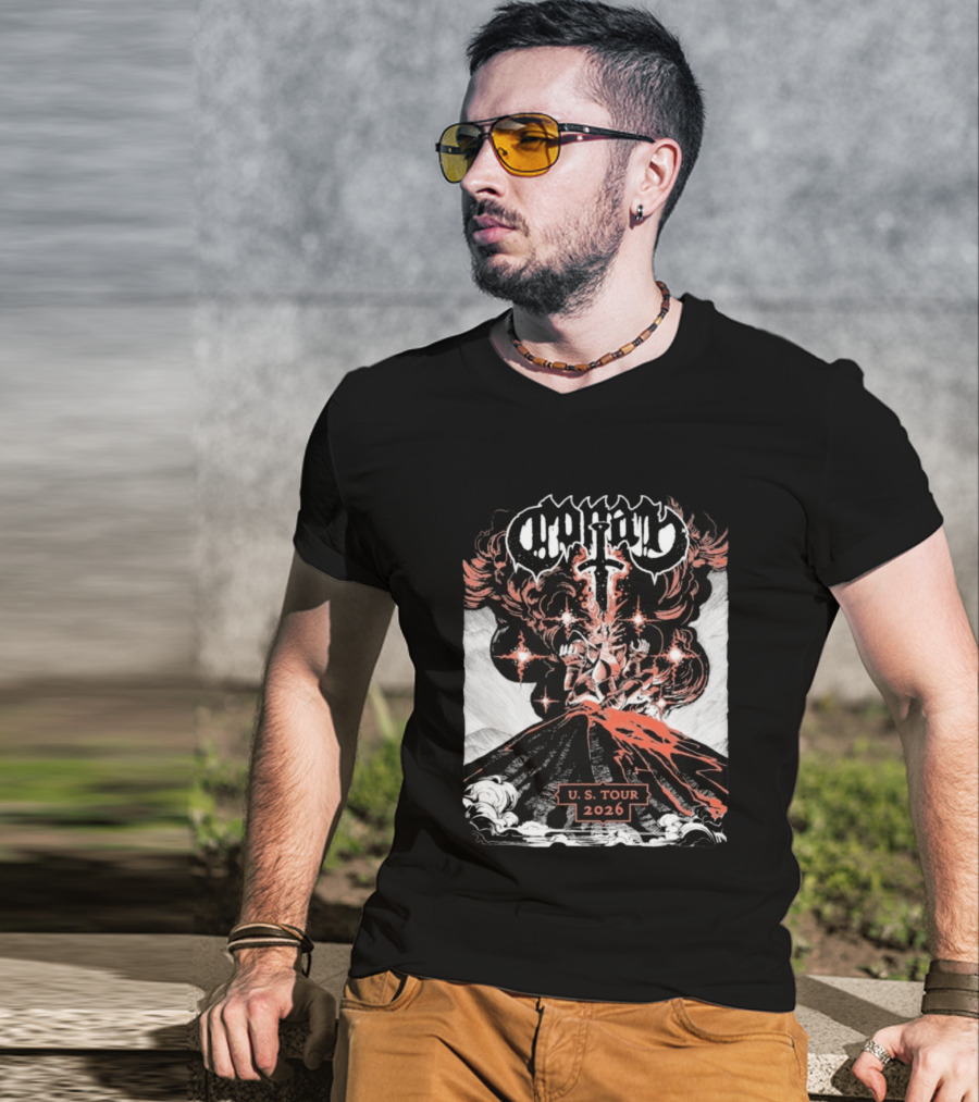 Conan Band U.S. Tour 2026 Explosive Lava T-Shirt