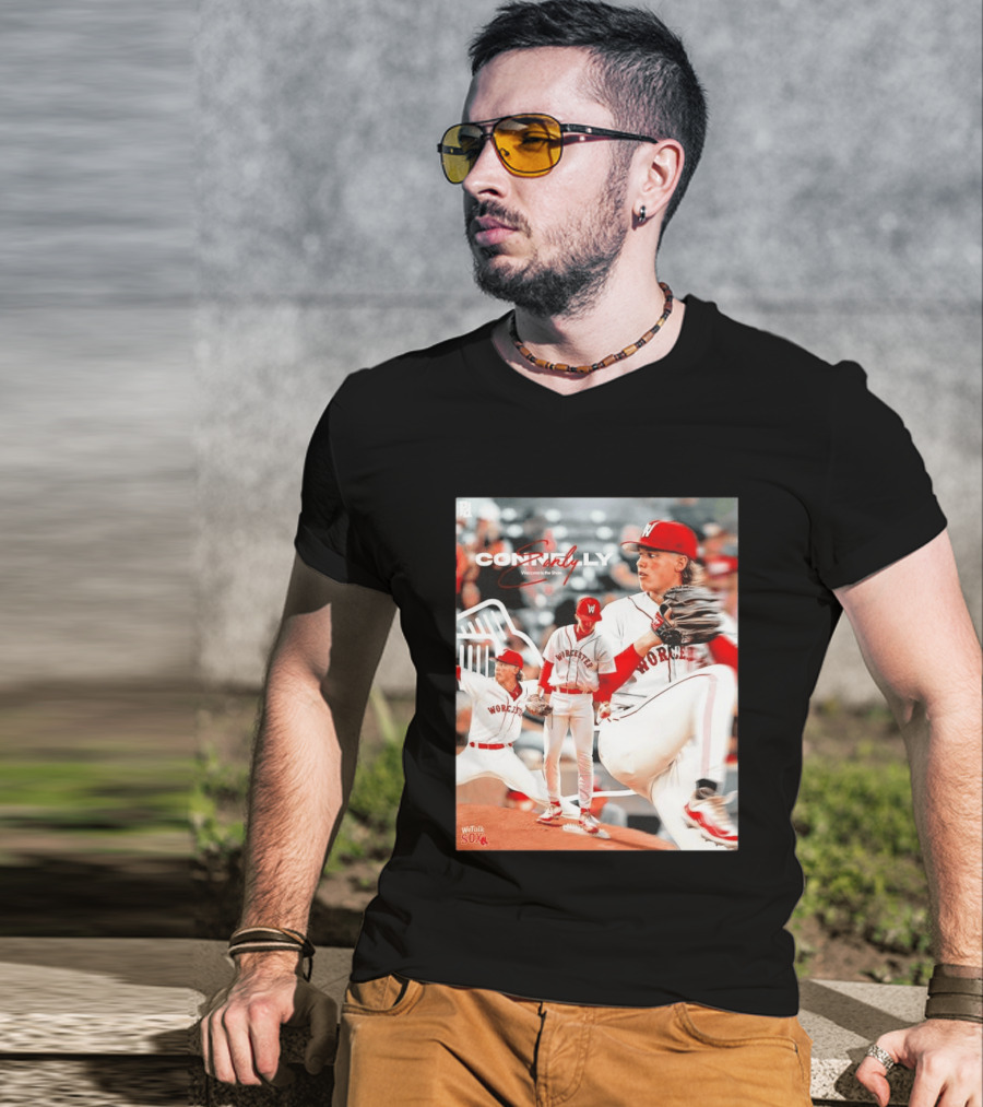 Connelly Early Welcome To The Show Worcester Red Sox Pitcher T-Shirt