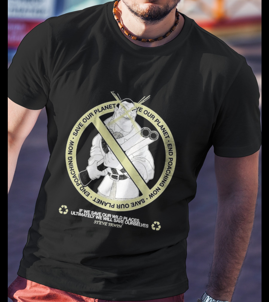 Percival C McLeach The Rescuers Down Under End Poaching Now Save Our Planet T-Shirt