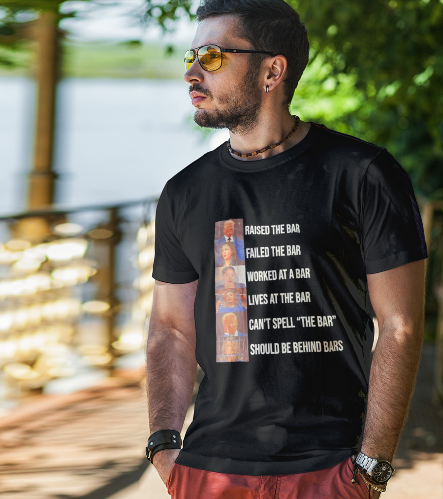 Assholes That Belong In Prison Kamala Harris Alexandria Ocasio Cortez Nancy Pelosi Joe Biden Hillary Clinton T-Shirt