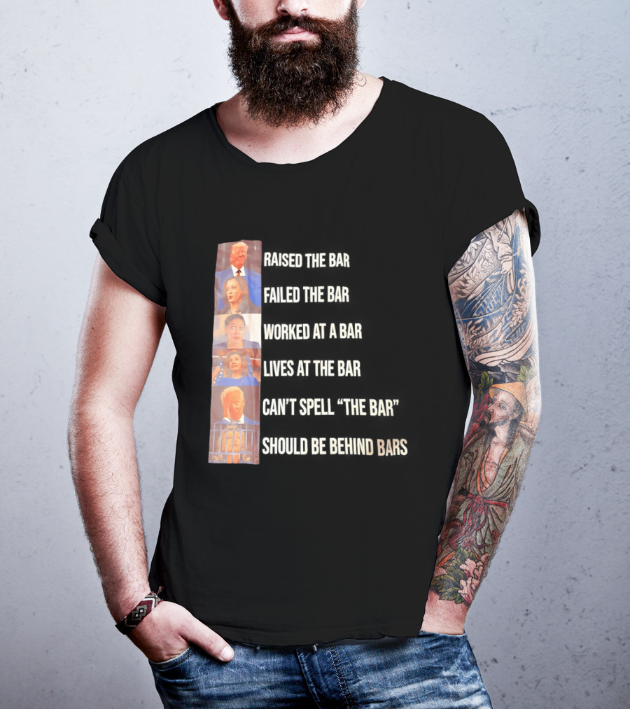 Assholes That Belong In Prison Kamala Harris Alexandria Ocasio Cortez Nancy Pelosi Joe Biden Hillary Clinton T-Shirt