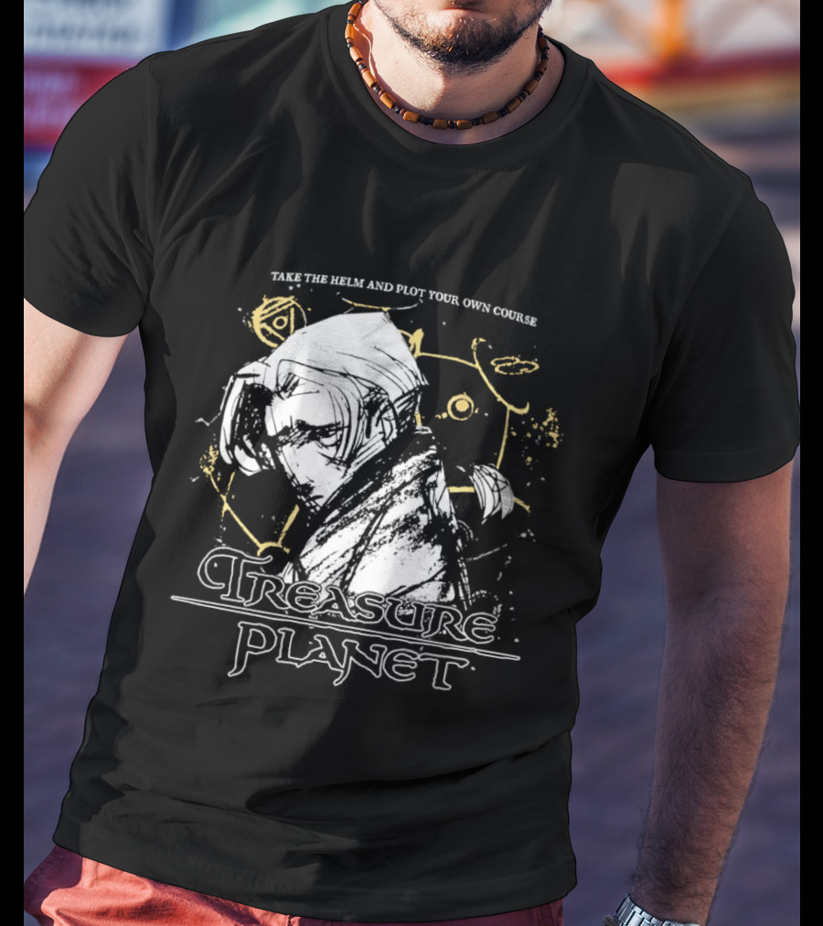 Jim Hawkins Treasure Planet Take The Helm And Plot Your Own Course T-Shirt