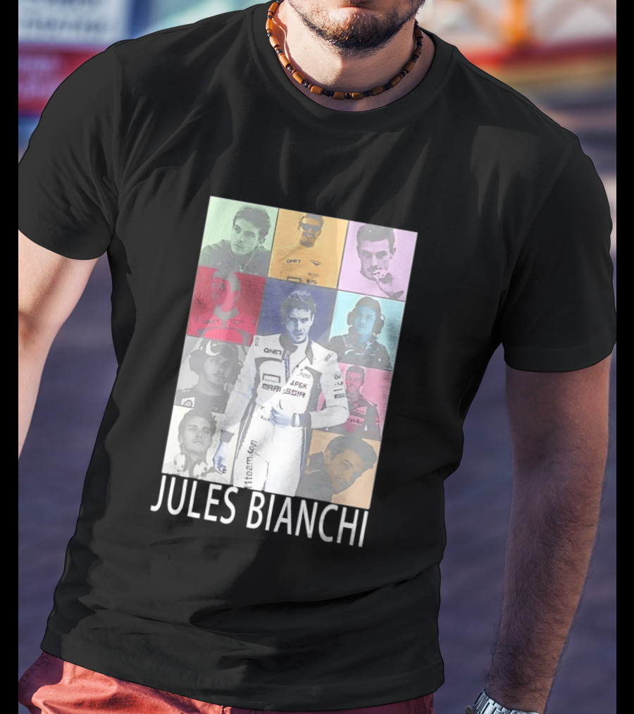 Jules Bianchi Legend The Eras Tour QNet Marussia Racing Hero Remembered T-Shirt