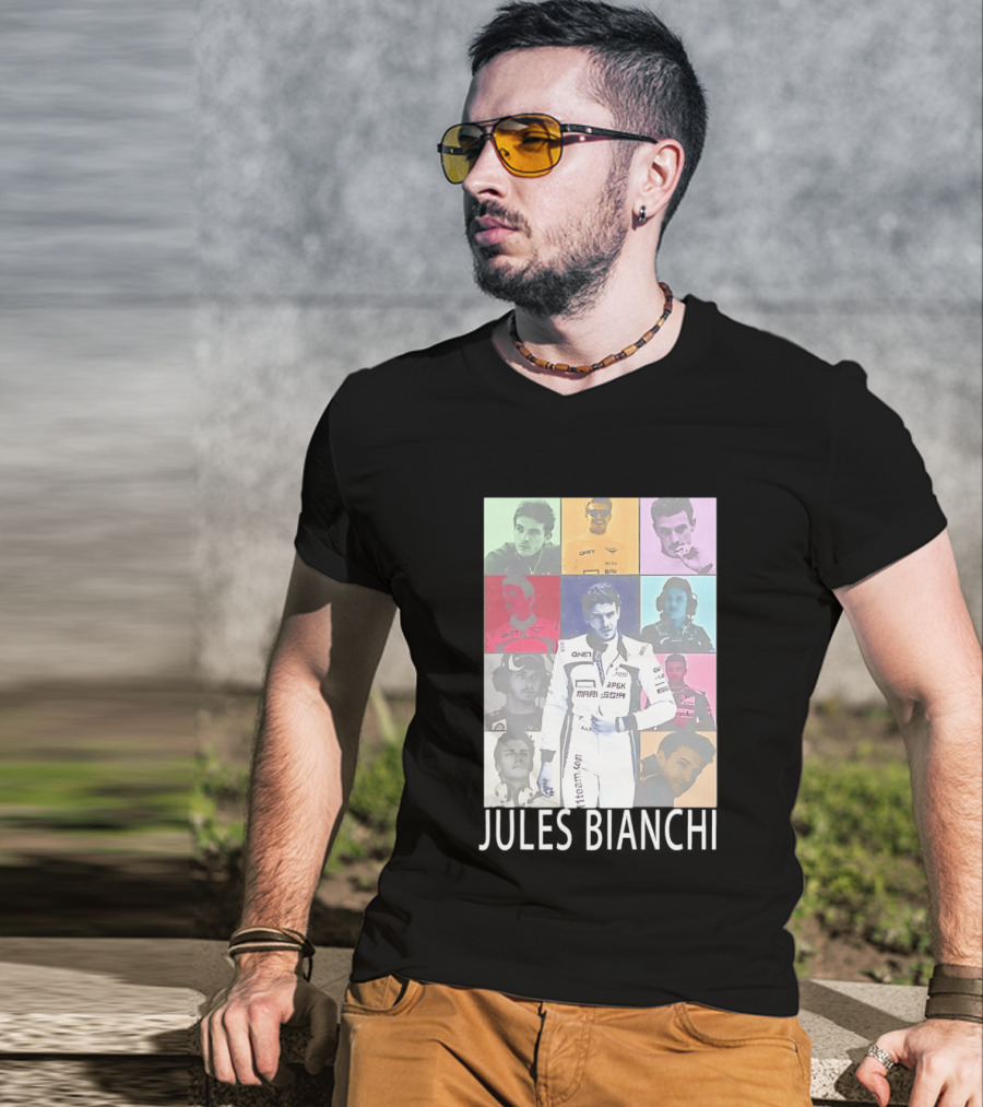 Jules Bianchi Legend The Eras Tour QNet Marussia Racing Hero Remembered T-Shirt