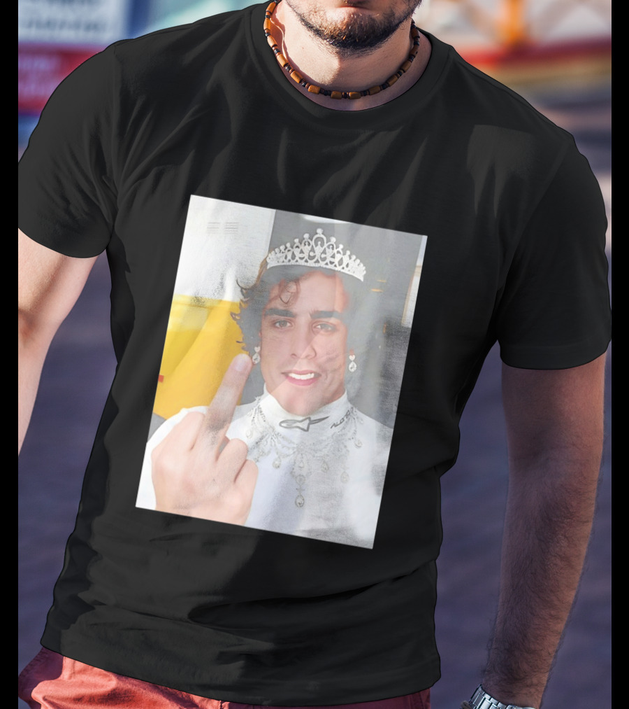 King Fernando Alonso Gesture Crown Jewel Humor T-Shirt