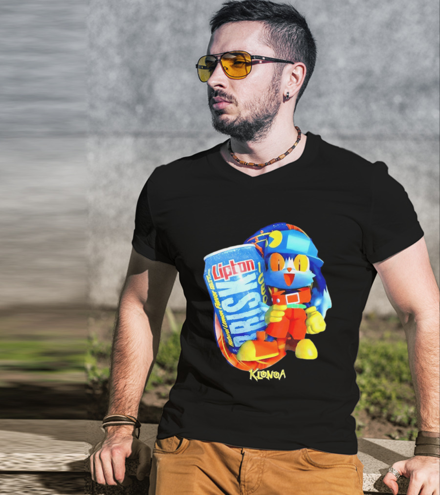 Klonoa Lipton Brisk Iced Tea Natural Lemon Flavor Beverage T-Shirt