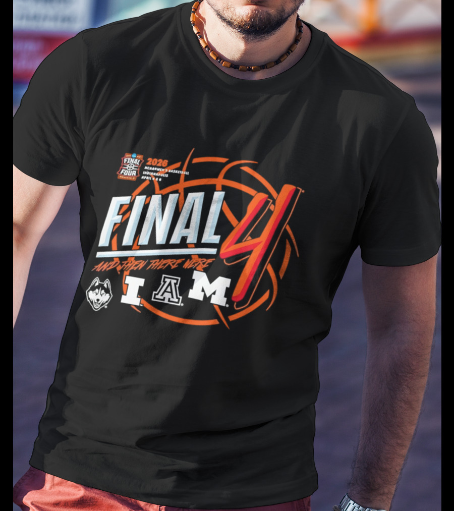 2026 Final Four NCAA Men's March Madness Arizona Connecticut Michigan T-Shirt