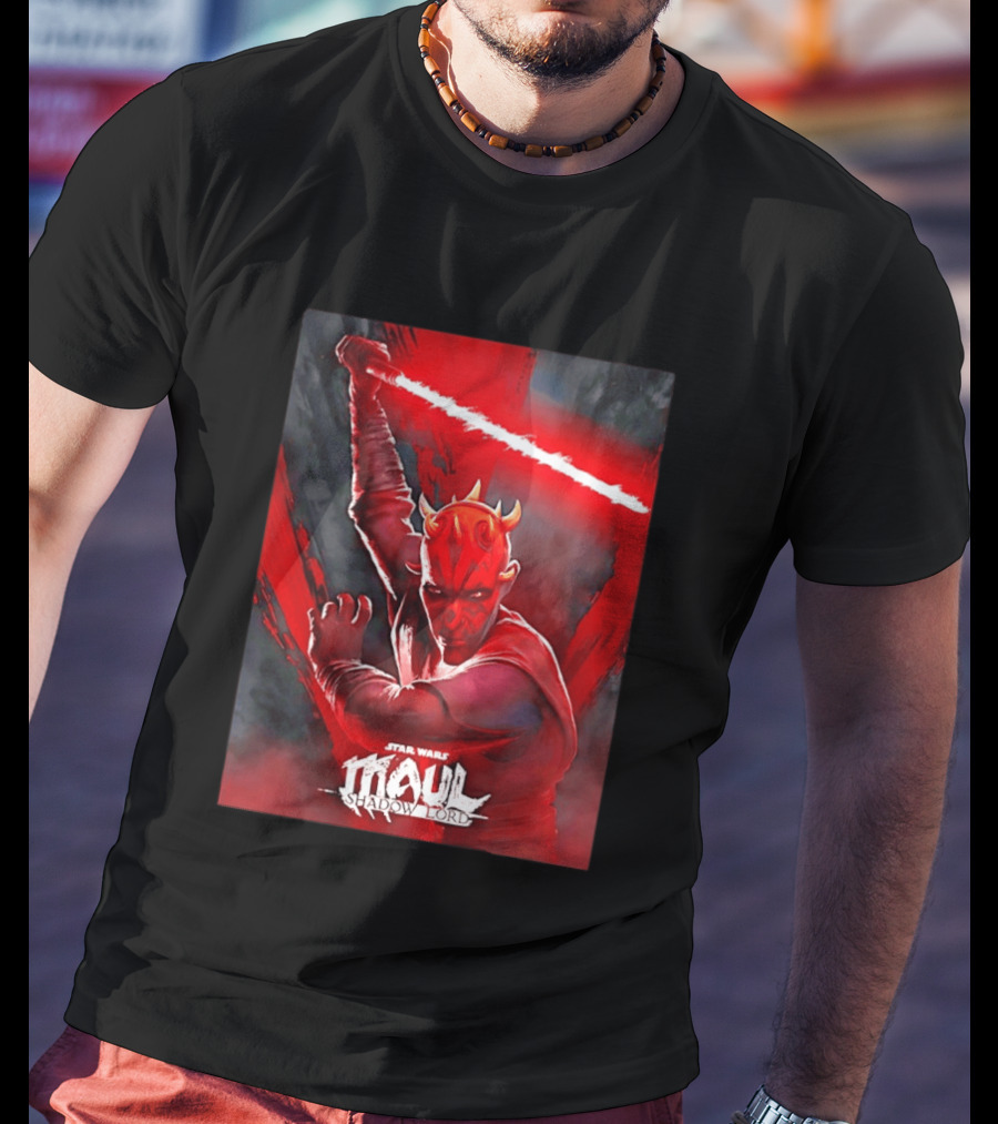 Star Wars Maul Shadow Lord Darth Maul Lightsaber T-Shirt