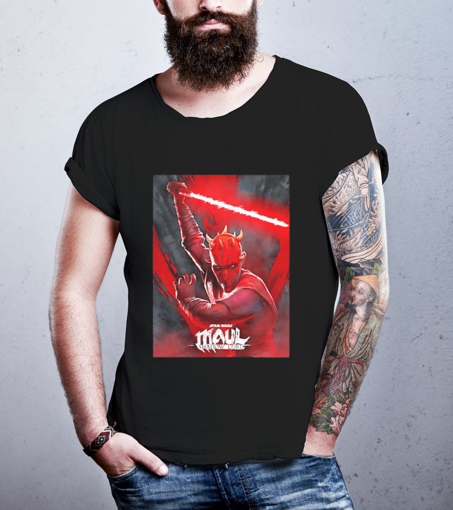 Star Wars Maul Shadow Lord Darth Maul Lightsaber T-Shirt
