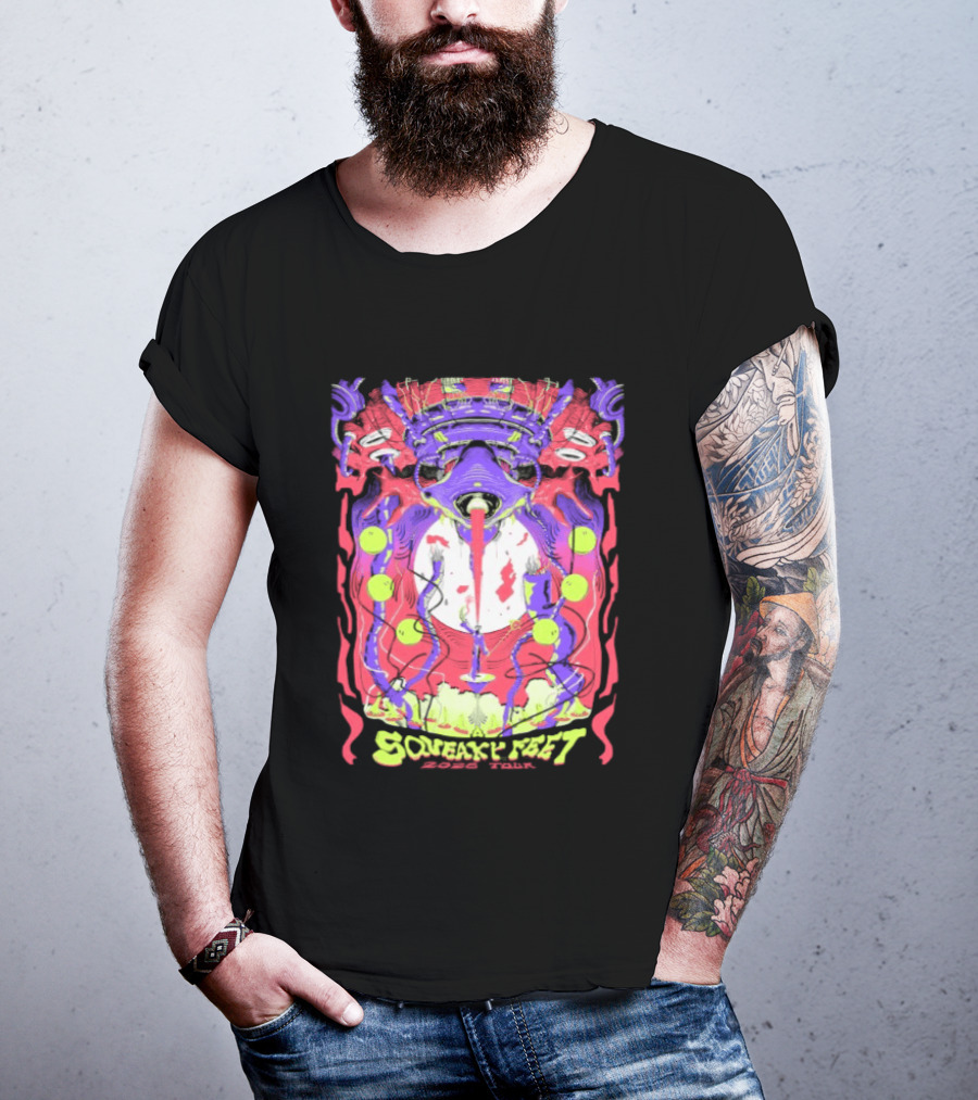 Squeaky Feet Tour 2026 Psychedelic T-Shirt