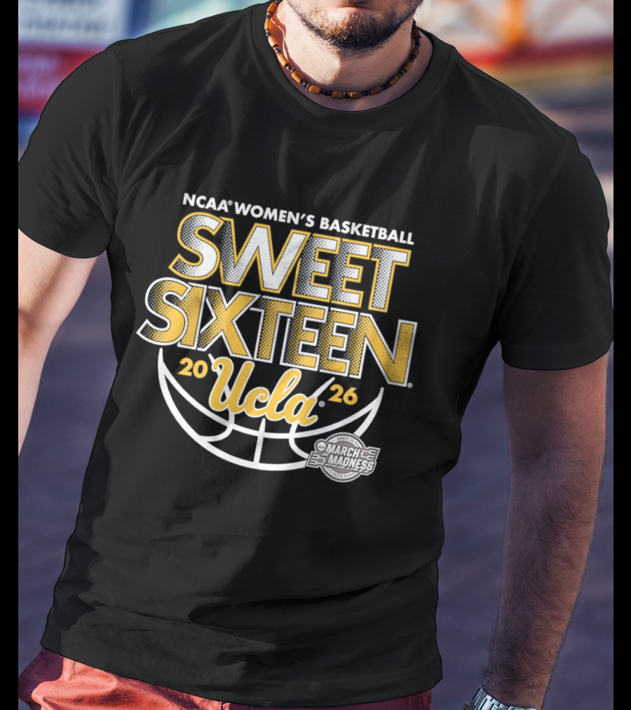 NCAA Women's Basketball Sweet Sixteen 2026 UCLA Bruins T-Shirt