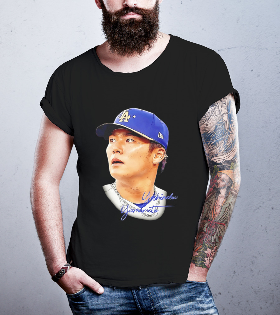 Yoshinobu Yamamoto Los Angeles Dodgers Baseball Player T-Shirt