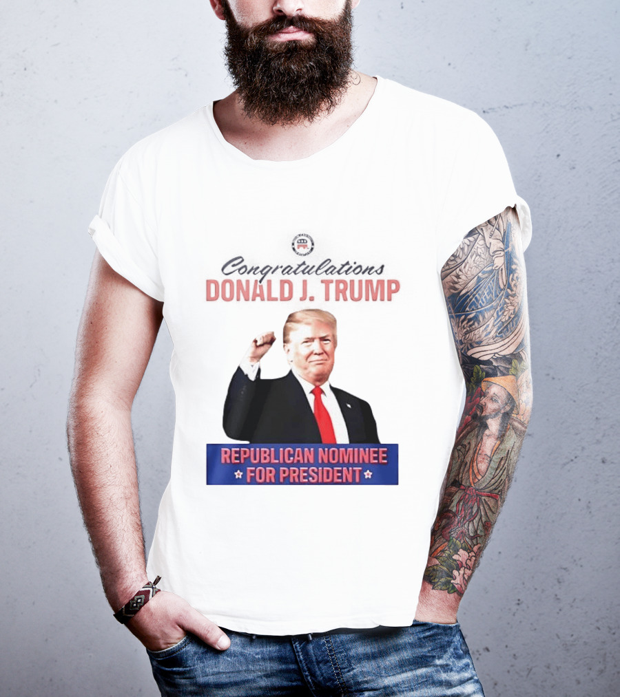 Donald J Trump Republican Nominee For President Conservatives T-Shirt