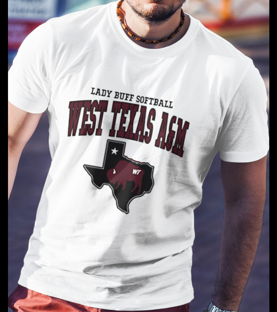 Lady Buff Softball West Texas A&M WT Buffalo T-Shirt