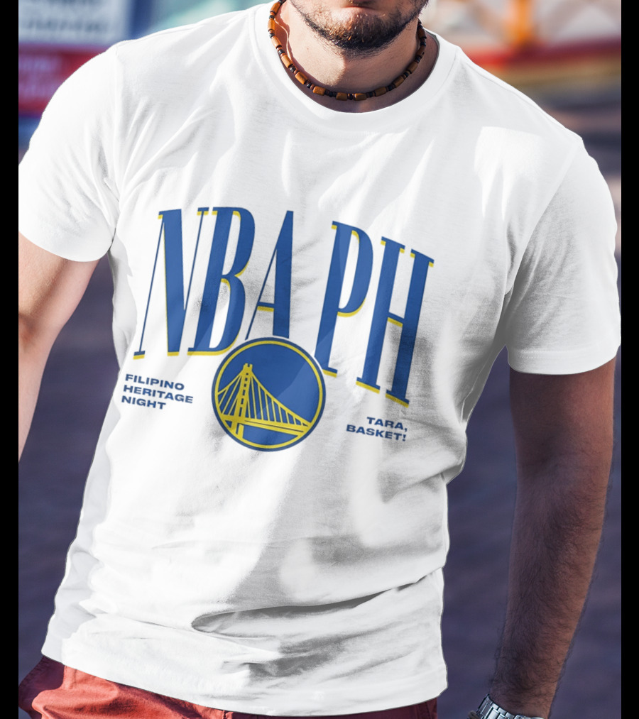 NBA Golden State Warriors Filipino Heritage Night Tara Basket T-Shirt