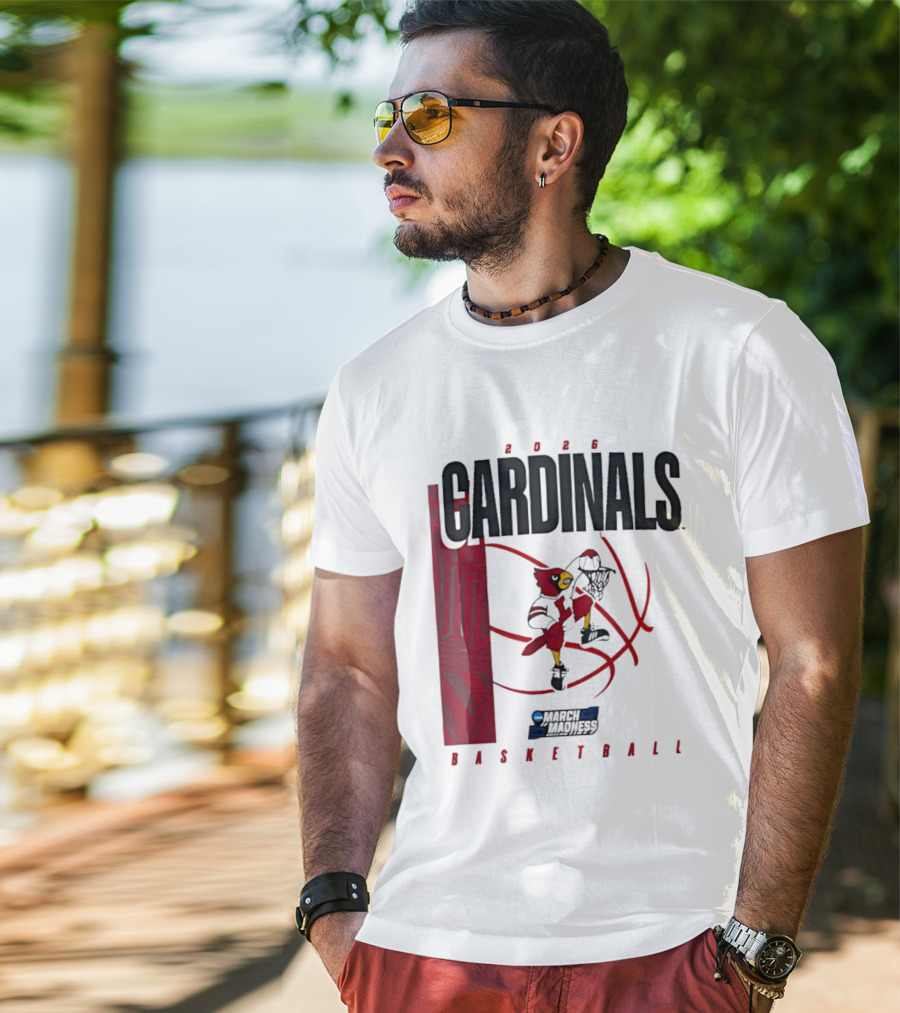 2026 Cardinals March Madness Basketball NCAA T-Shirt