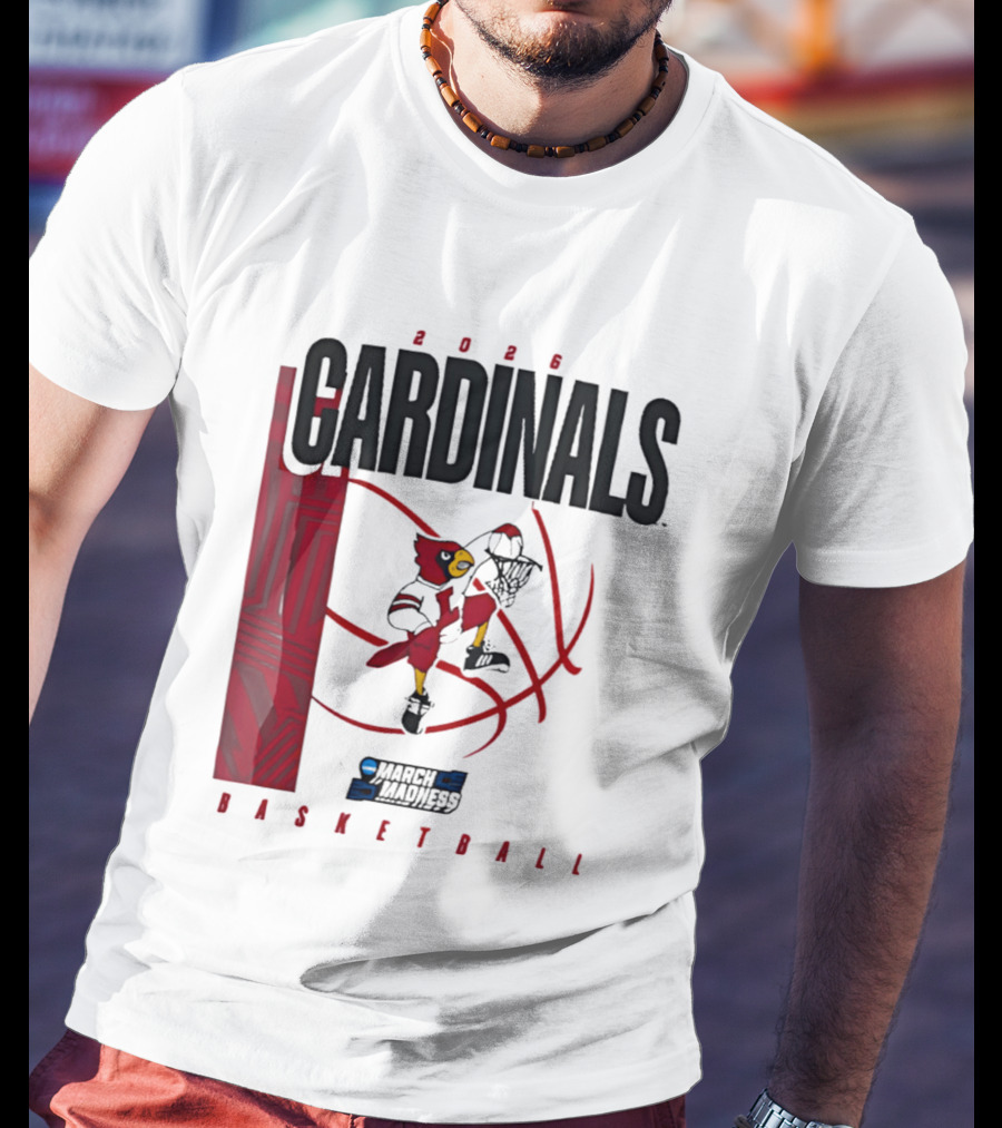 2026 Cardinals March Madness Basketball NCAA T-Shirt