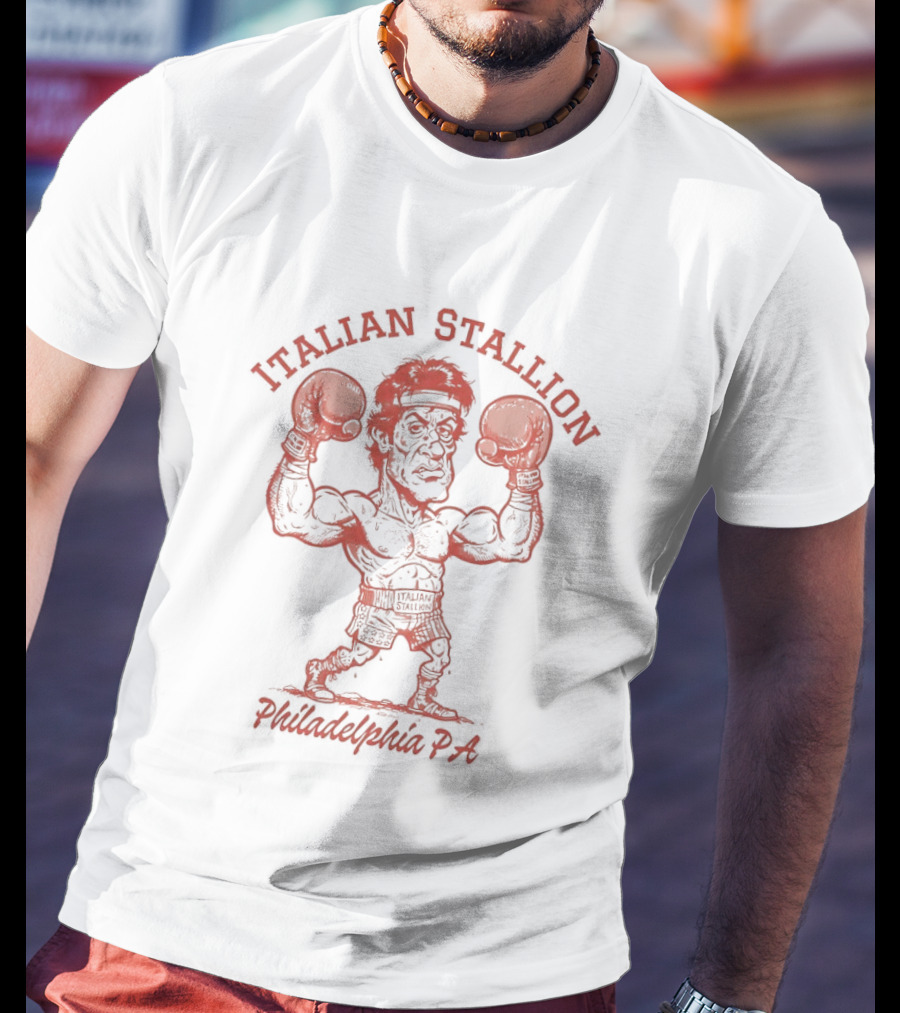 Italian Stallion Rocky Balboa Philadelphia PA Boxing T-Shirt