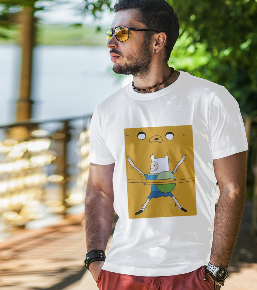 Adventure Time Finn And Jake Bro Hug T-Shirt