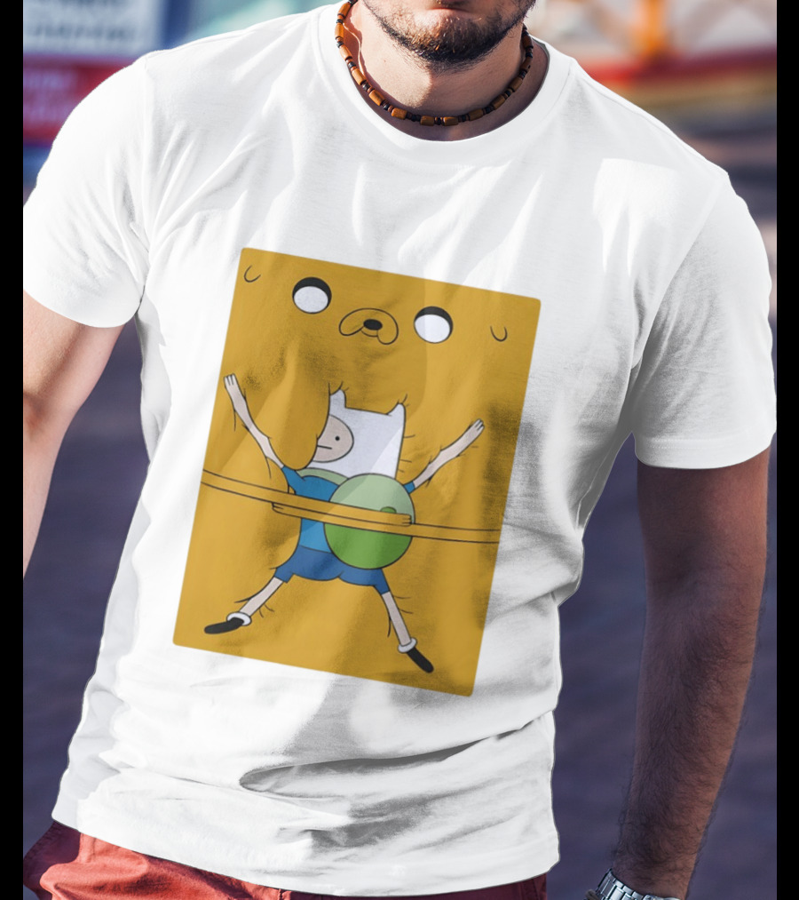 Adventure Time Finn And Jake Bro Hug T-Shirt