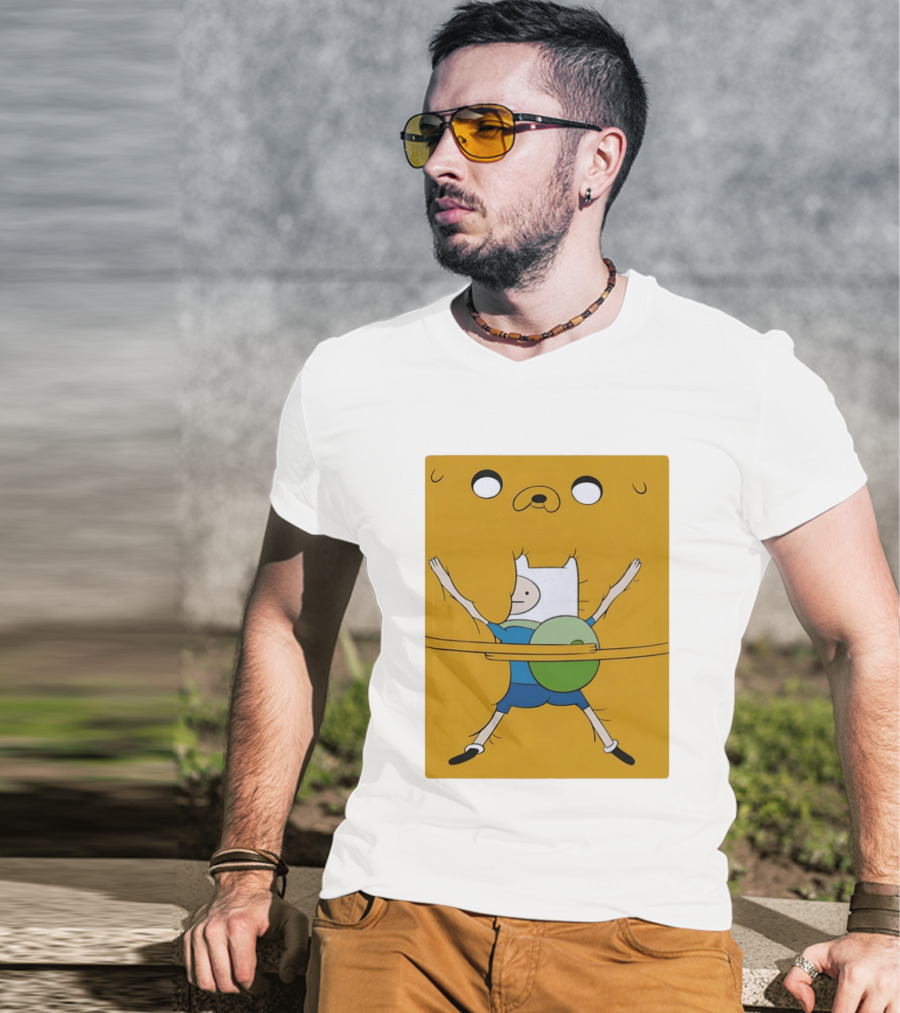 Adventure Time Finn And Jake Bro Hug T-Shirt