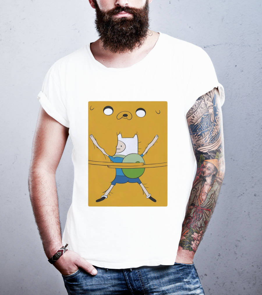 Adventure Time Finn And Jake Bro Hug T-Shirt