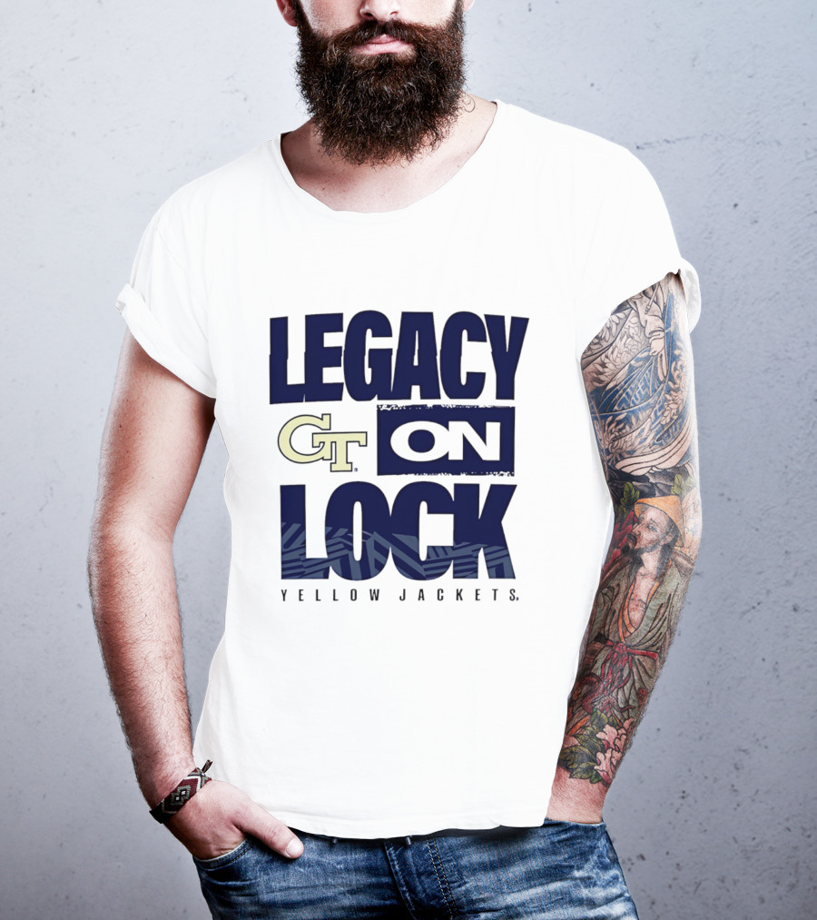 Georgia Tech GT Legacy On Lock Yellow Jackets 2026 March Madness T-Shirt