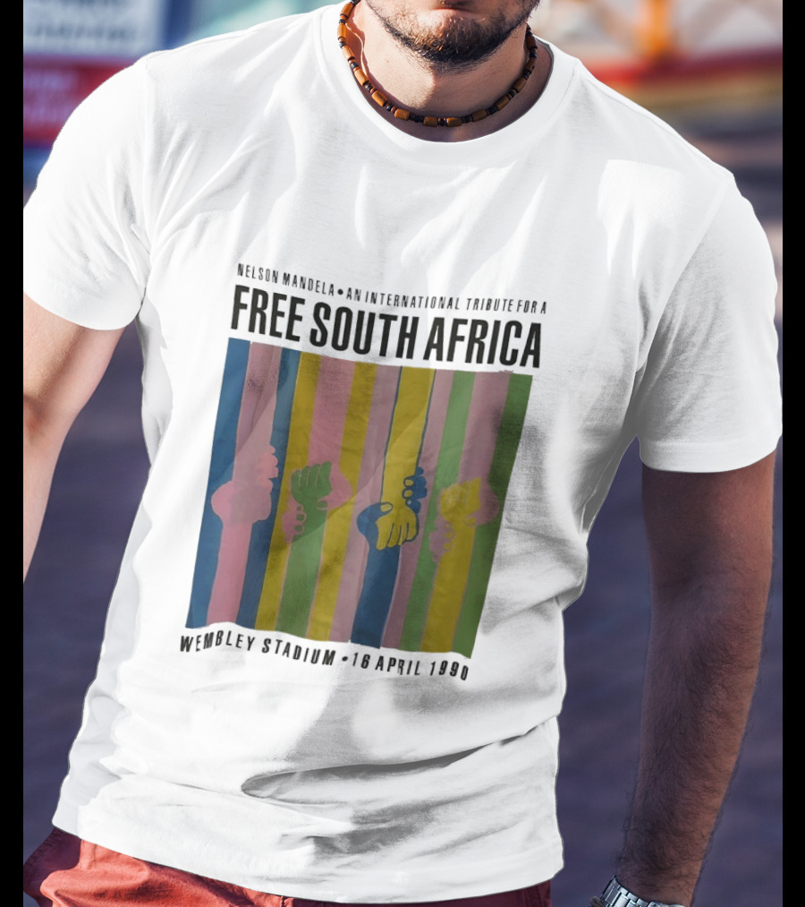 Nelson Mandela An International Tribute For A Free South Africa Wembley Stadium 10 April 1990 T-Shirt