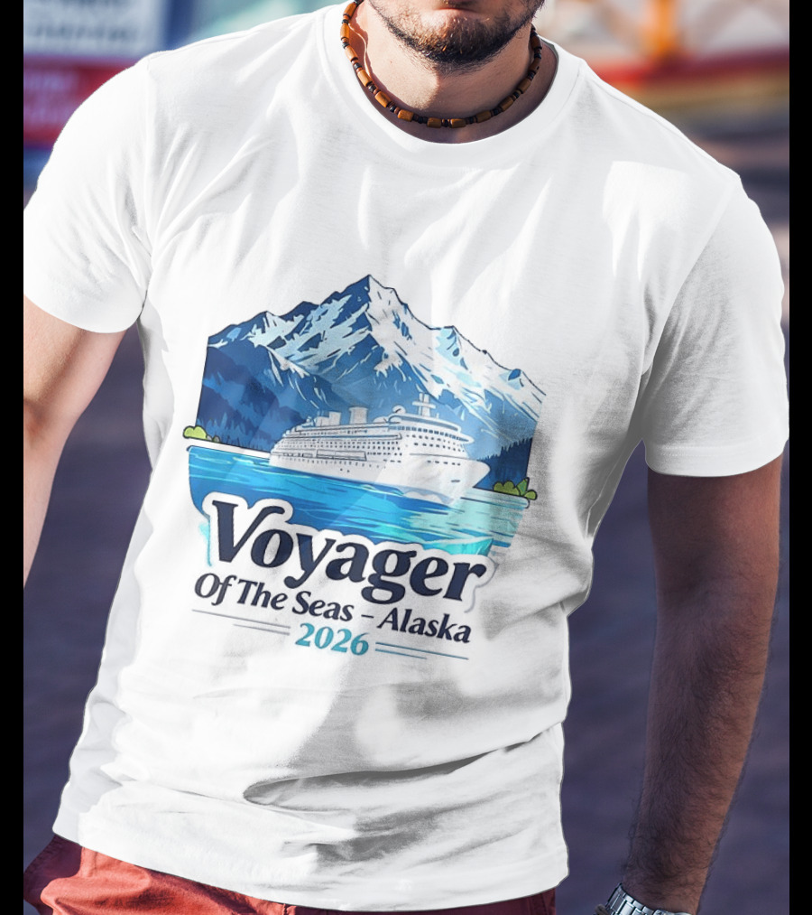 Voyager Of The Seas Alaska 2026 Cruise Adventure Glacier Voyage T-Shirt