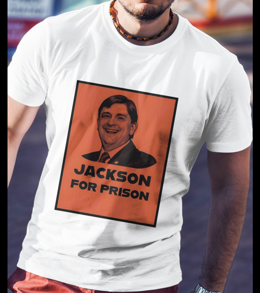 Jackson For Prison Political Satire Red T-Shirt