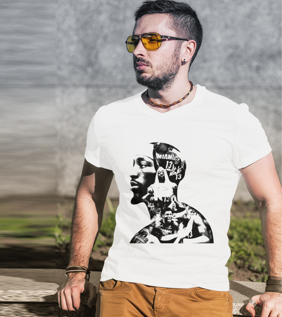 Miami 13 Bam Adebayo Basketball 83 Points T-Shirt