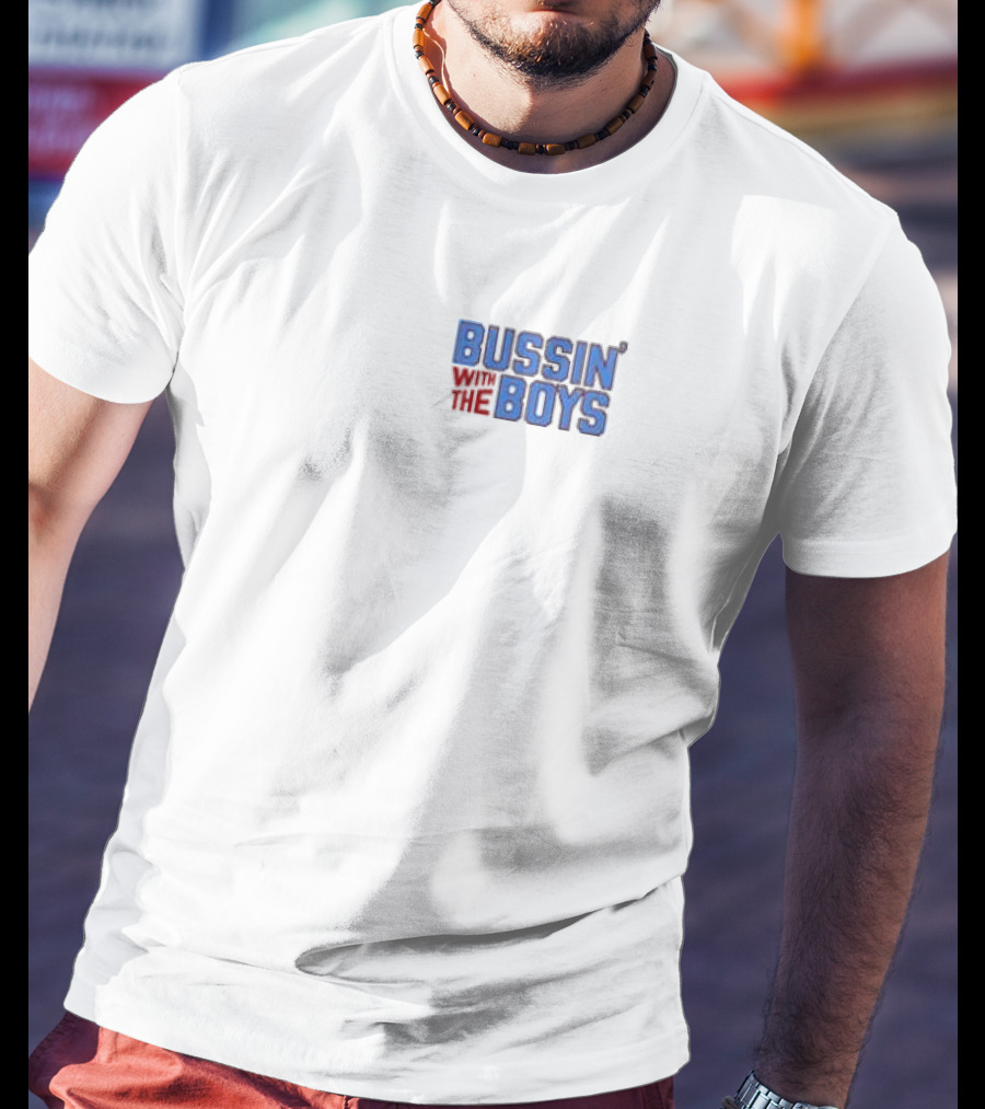 Bussin With The Boys Nashville Football Fans T-Shirt