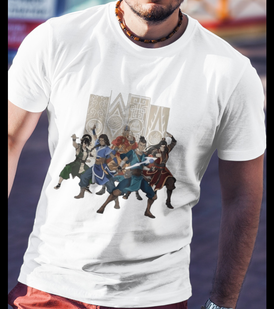 Complex Pop Avatar The Last Airbender Team Avatar Adults First Look T-Shirt