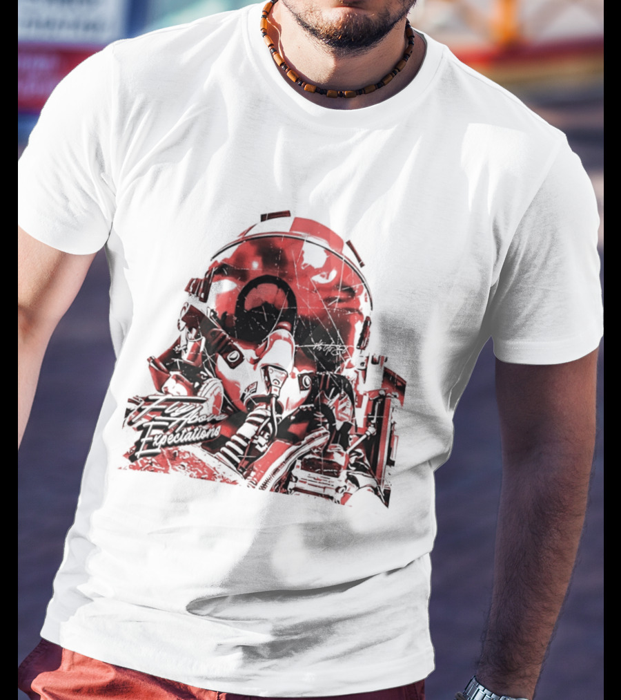 Fly As Eli Fly Above Expectations Fighter Pilot Helmet T-Shirt
