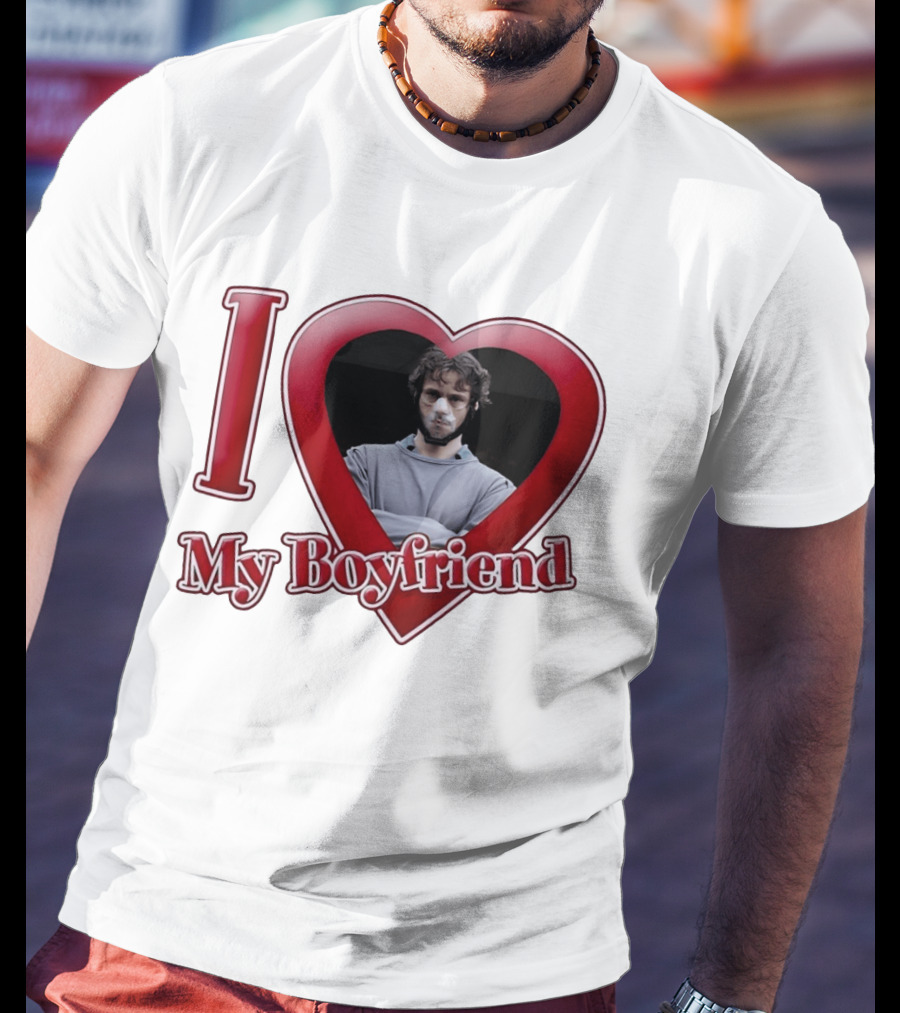 I Love My Boyfriend Will Graham Heart Image T-Shirt